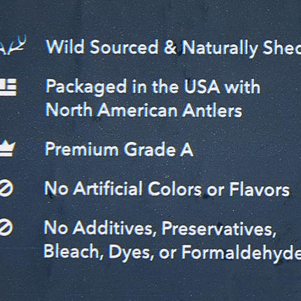 Amazon Brand - Wag Elk Antler - Whole - Small 4-5.5 inches (Best for Dogs Under 15 lbs), 0.70 Ounce (Pack of 2)