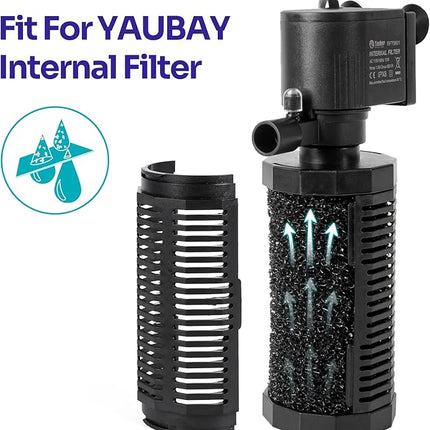 6 PCS Internal Filter Sponge Foam, Aquarium Bio Sponge Rolls of Fish Tank Filter Accessories 4.5" x 2"