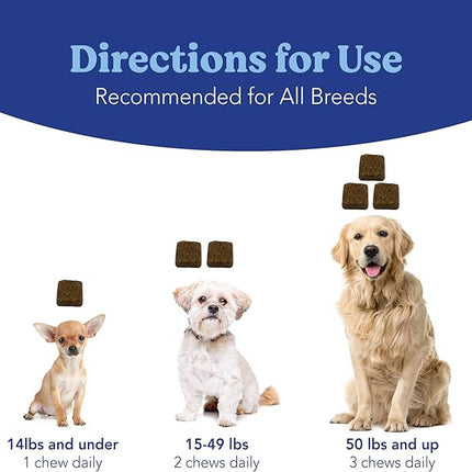 Angels’ Eyes Natural Tear Stain Supplement Chews for Dogs, Prevent Stained Fur, with Oregon Grape Root, Marshmallow Root, Colostrum, No Wheat or Corn, 120ct Chicken