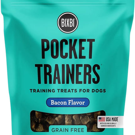 BIXBI Pocket Trainers Bacon 6oz Dog Treats