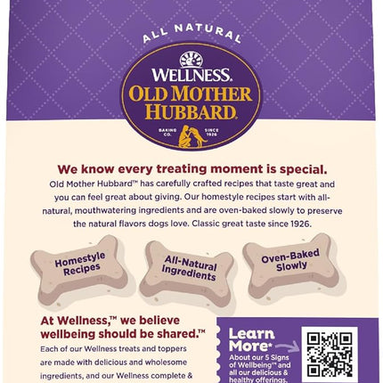 Old Mother Hubbard Wellness Liv'R'Crunch Dog Biscuits, Natural, Training Treats, Chicken Liver, Oats, Apples, Carrots, & Eggs Flavor, Mini Size, (20 Ounce Bag)