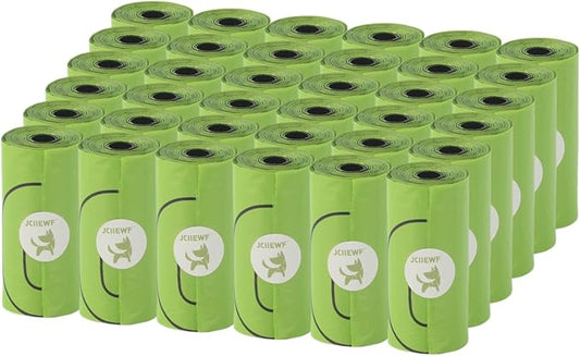 540 Count 13” x 9” Dog Poop Bags Rolls | Leakproof, Extra Thick & Tear-Resistant Waste Bags for Doggie, Cats & Pets | Unscented, Sturdy & Durable Pet Cleanup Bags for On-The-Go Use
