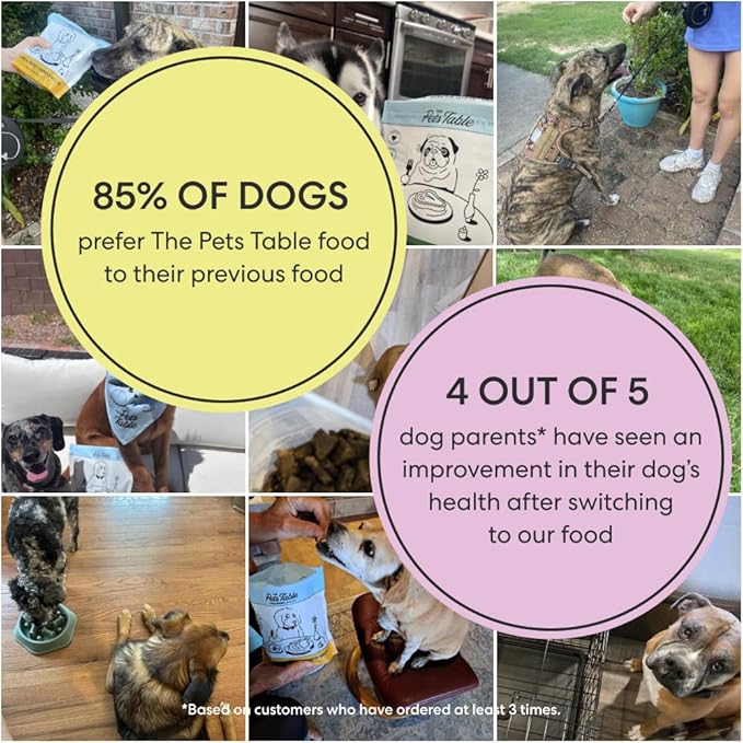 The Pets Table Grain Free Air Dried Dog Food 2 Pack - Beef & Berries + Salmon & Whitefish, 48 Ounce (Pack of 2)