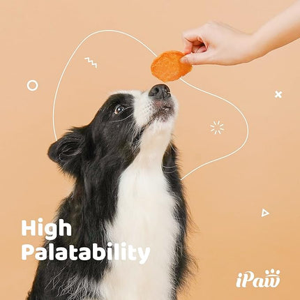 iPaw Chicken Chips Dog Treats for Puppy Training, All Natural Human Grade Dog Treat, Hypoallergenic, Easy to Digest (Chicken Chips), 5 Packs