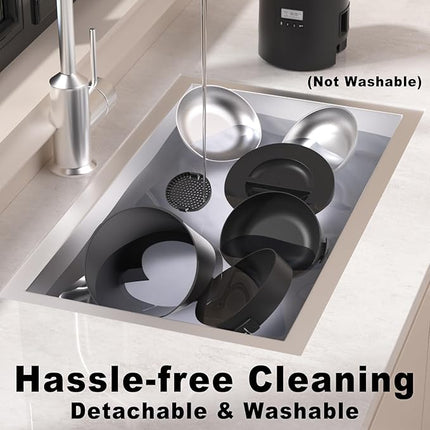 Dual Automatic Cat Feeder 2 Cats,6 Meals/Day,12 Portions/Meal,4.2L Dual Power Double Bowls Feeder,Dry Food Auto Pet Dispenser,10S Voice Record,Flexible Schedule Timer (Black,Stainless Dual Bowls)