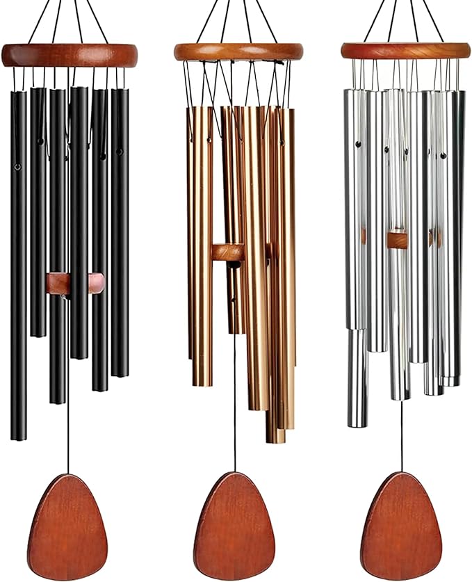 Personalized Dog Memorial Gifts for Loss of Dog Pet Memorial Gifts for Dogs Memorial Wind Chimes for Loss of Loved One Dogs Sympathy Bereavement Gift Wind Chimes for Outside 25.5''(Design 2, Black)