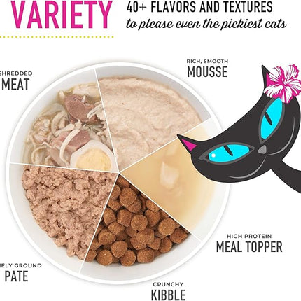 Tiki Cat Baby, Shreds Variety Pack, High-Protein and Flavorful, Wet Cat Food for Kittens 8 Weeks Plus, 2.4 oz. Cans (Pack of 12)