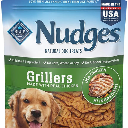 Blue Buffalo Nudges Grillers Natural Dog Treats Made with Real Chicken