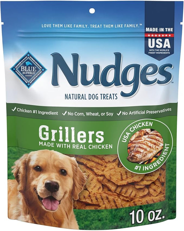 Blue Buffalo Nudges Grillers Natural Dog Treats Made with Real Chicken