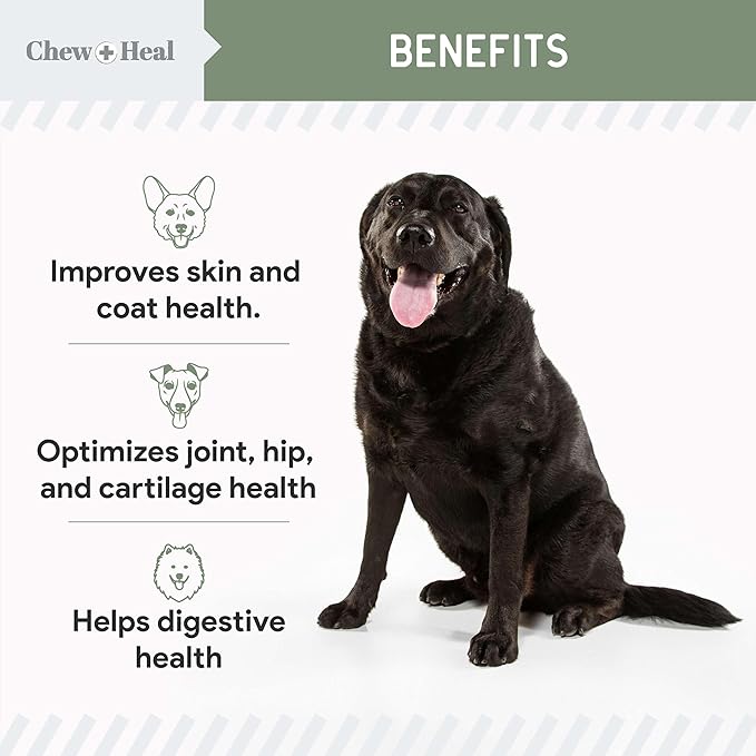 All in 1 Dog Vitamins and Supplements, 120 Soft Chew Multivitamins with Glucosamine, Probiotics, Omega Fish Oil -for Skin, Coat, Hip, Joint & Gut Health -Senior, Puppy, Large & Small Dogs