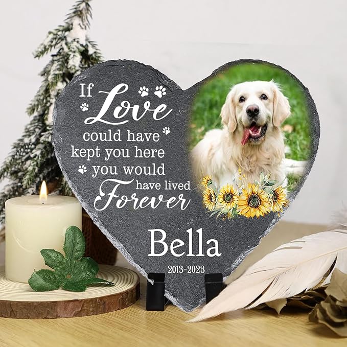 Gabita If Love Could Have Saved You Personalized Dog Memorial Stone, Pet Memorial Gifts, Cemetery Decorations for Grave, Pet Loss Gifts, Dog Memorial Gifts for Loss of Dogs