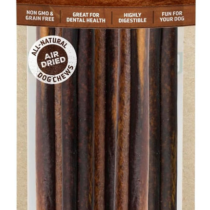 Natural Farm Peanut Butter Flavor Collagen Sticks for Dogs (12 Inch, 5 Pack), Long-Lasting Beef Collagen Sticks, Rawhide Alternative Chews with Chondroitin & Glucosamine, Low-Fat Dental Treats