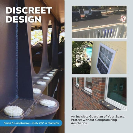 Bird Barrier Optical Gel Bird Deterrent – 200 Pack All-Natural Bird Gel – Deters Most Species Including Pigeons, Woodpeckers, Gulls, Crows, Starlings – Ideal for Ledges, Balconies, Signs, Equipment