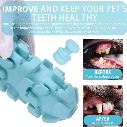 Ice Lolly Dog Toys for Aggressive Chewer, 8 - Hour Cooling Dog Toys for Summer, Water & Milk Freezable Pullze Feeder for Giant Dogs, Long Lasting Cooling Outdoor Camping Accessories