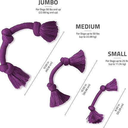 Playology Dog Toys | Dri-Tech Rope Toy Tug of War Rope for Aggressive Chewers | Jumbo Bacon Scented Toy - Easy to Clean and Made from Non Toxic Materials