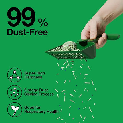 VETRESKA Tofu Cat Litter, Natural Kitty Litter Strong Clumping Flushable Cat Litter Pellets Ultra Absorbent, Odor Control, Dust-Free, Low Tracking Eco-Friendly Tofu Litter, Greentea(5.5lb×4bags)