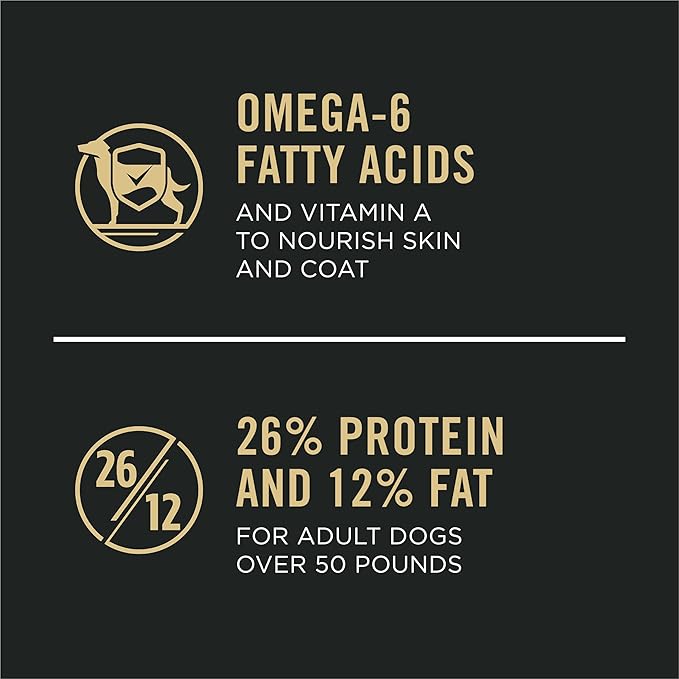 Purina Pro Plan Large Breed Dry High Protein Dog Food With Probiotics for Dogs, Beef and Rice Formula - 47 lb. Bag