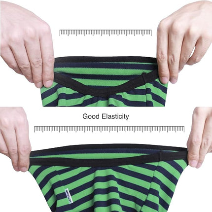 iChoue French Bulldog 100% Breathable Cotton Striped T Shirts Halloween Vest Clothes for Medium Dogs Tank Tops Frenchie Pug English Boston Terrier Pitbull Green Black Stripes - Large Plus