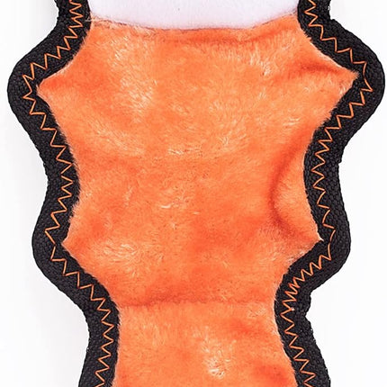 ZippyPaws Z-Stitch Skinny Peltz - No Stuffing Dog Toy to Keep Them Busy, for Small, Medium, & Large Dogs, Squeaky Pet Toy, Soft Plush Unstuffed Chew Toys - Fox, 12.5"