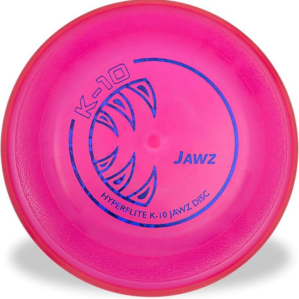 Hyperflite K-10 Jawz Pink Disc • for Dogs Over 16" • 8.75 Inch / 155 Grams • Puncture Resistant • Made in The USA