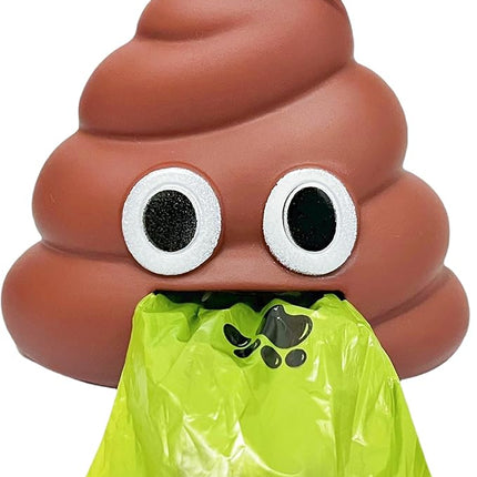 Cute and Functional Dog Poop Bag Holder for Leash Sturdy Dog Poop Bag Dispenser Includes 1 Roll 15 Bags