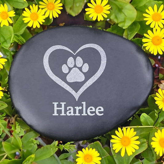 Dog Memorial Gifts for Loss of Dog - Personalized Pet Memorial Stones - Dog Memorial Headstone - Dog Bereavement Gifts - Loss of Cat Sympathy Gifts - Pet Memorial Gifts - in Memory of Pet