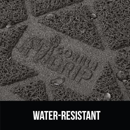 GORILLA GRIP Cat Litter Box Mat, 47x35, Water Resistant, US Designed Kitty Litter Trapping Mats, Easy to Clean, Scatter Control, Less Mess and Clean Floors, Kitten Supplies for Indoor Cats, Dark Gray