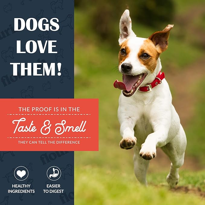 Flourish Pets Jerky Sticks, Dog Treats, Healthy Training Chews (Beef and Pork, Variety Pack)