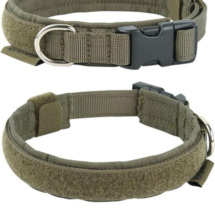 EXCELLENT ELITE SPANKER Nylon Puppy Dog Collar Adjustable Soft Padded Collar Heavy Duty Quick-Release Buckle Lightweight No-Choke for Small Medium Dogs(RGN,XS)