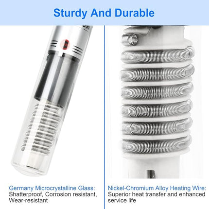 Aquarium Heater Fish Tank Heater Submersible 300 Watt, 1 Yr Warranty