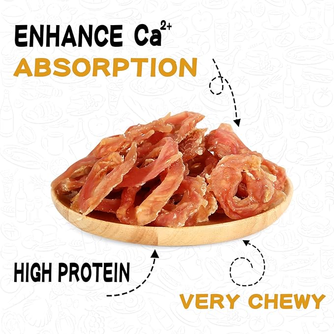 Chicken Jerky Dog Treats, Natural Dog Chicken Jerky Treats w/Taurine, Training Treats, 12.5 oz