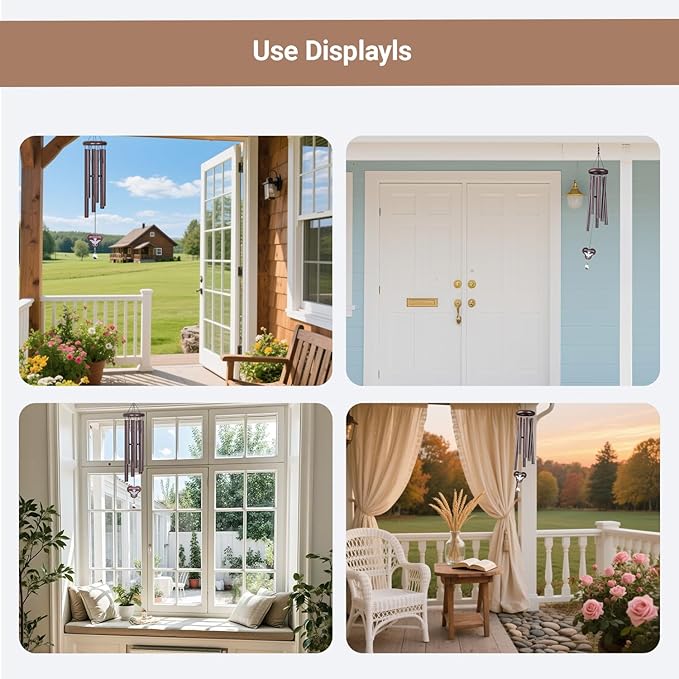 Dog Memorial Gifts for Loss of Dogs, 35'' Personalized Dog Memorial Wind Chimes,Los of Loved One Sympathy Gift, Dogs-Cats Passing Away Gift, Pet Loss Passing Away Remembrance Bereavement Gifts