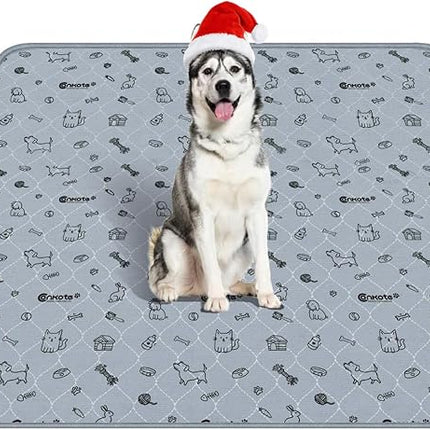 Extra Large 72"x72" Washable Pee Pads for Dog Super Absorbent, Reusable Pee Pads Non-Slip Waterproof Pet Training Mats for Playpen, Crate, Floor, Incontinence, Housebreak