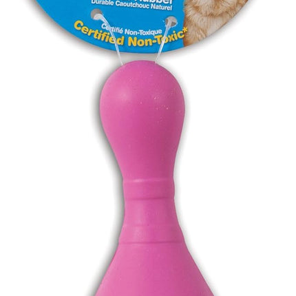 JW Pet Bouncin' Bowlin Pin Dog Toy, Large (Assorted Colors)