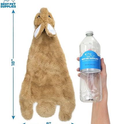 Best Pet Supplies Squeaky Dog Toys with Soft Durable Fabric for Small, Medium and Large Pets Interactive Toy for Indoor Play, Supports Active Biting and Play - Large (Hare, Sheep, Cow, Pig, Penguin)