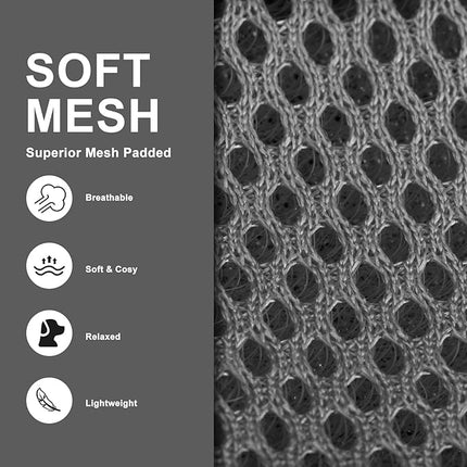 EXPAWLORER Classic Plaid Puppy Harness - Small Dog Harness and Leash Set - Dog Collar and Leash Set with AirTag Holder, Soft Padded Step in Dog Vest Harness No Pull Reflective for Outdoor, Grey M