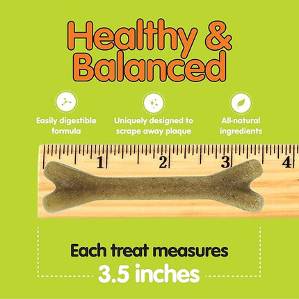 Fido - Super Breath Dental Care Bones for Dogs - 13 Count Small Dog Dental Treats for Small Dogs (Made in USA) - Tasty Dog Dental Chews Help Reduce Plaque, Tartar Buildup, and Freshens Breath