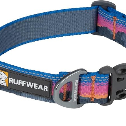 Ruffwear, Crag Dog Collar, Stylish Adventure Collar with Premium Reflective Design, Quick Release Buckle, Lightweight All-Day Comfort, Alpine Dusk, 11"-14"