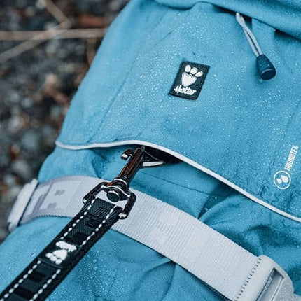 Hurtta Monsoon Coat, Dog Raincoat, BlackBerry, 32 in