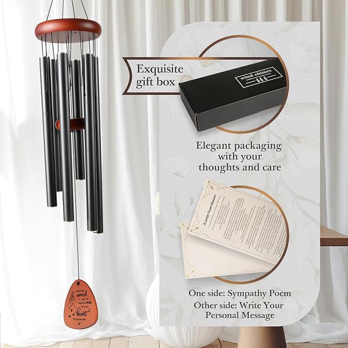 SteadStyle Pet Memorial Gifts for Dogs, Dog Memorial, Pet Memorial Wind Chime, Loss of a Dog Sympathy Gift, in Memory of Dogs Cats Gifts,Remembrance Bereavement Gift 36 in