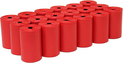 Five Star Pet 9" x 14.25" Made in USA Easy Open Poop Bags Dog Waste Bags, 18 Refill Rolls, 270 Bags