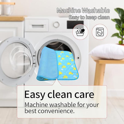 NACOCO Summer Pet Cooling Mat - Cat Dog Cushion Pad Sleeping Cool Ducks Comfortable Soft for Pets Kids and Adults(Blue Duck, S)