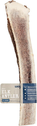 Amazon Brand - Wag Split Elk Antler, Naturally Shed, Long Lasting for Aggressive Chewers, X-Large (Best for Dogs over 45 lbs)