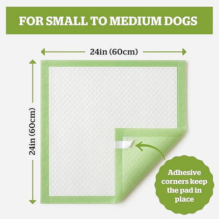 Pogi’s Dog Pads with Sticky Tabs – Large, Super Absorbent, Odor Blocking, 20-Count (24x24in)