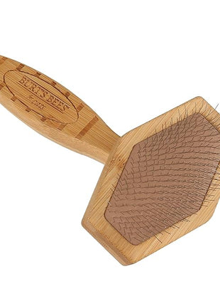 Burt's Bees for Pets Slicker Brush | Removes Loose Cat Fur, Prevents Matting | Ideal for Daily Grooming, Smooth Coat