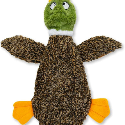 Best Pet Supplies Squeaky Dog Toys with Soft Durable Fabric for Small, Medium and Large Pets Interactive Toy for Indoor Play, Supports Active Biting and Play - 1Wild Duck, Large