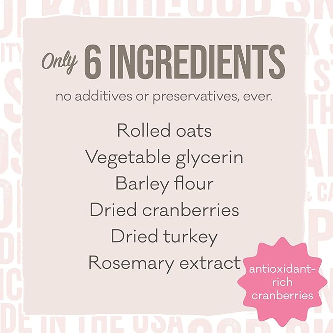 Polkadog Wonder Nuggets – Soft & Chewy Dog Treats with Turkey & Cranberry – Healthy, Limited Ingredient Training Treats for All Dog Breeds and Ages – Natural, Made in USA – 10 oz