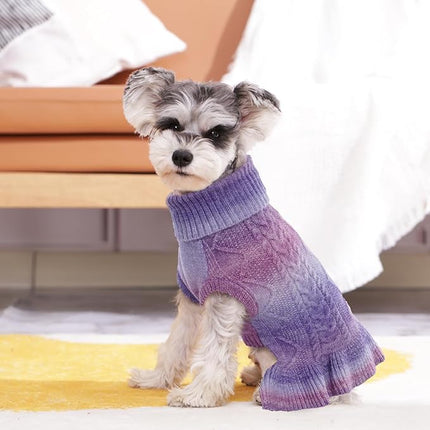 QBLEEV Dog Sweater Dress & Pullover for Girls - Christmas & Holiday, Warm, Winter & Fall Sweaters - XL (Female)