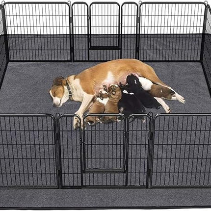 Washable Pee Pads for Dogs, Extra Large Reusable Dog Pee Pad, Waterproof Pet Mat, Dog Playpen Mats for Puppy Training Whelping Playpen Pads