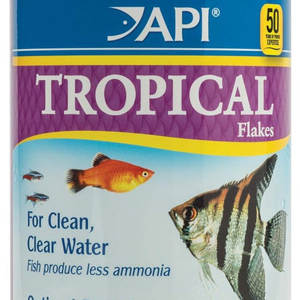 API TROPICAL FLAKES Fish Food 5.7-Ounce Container